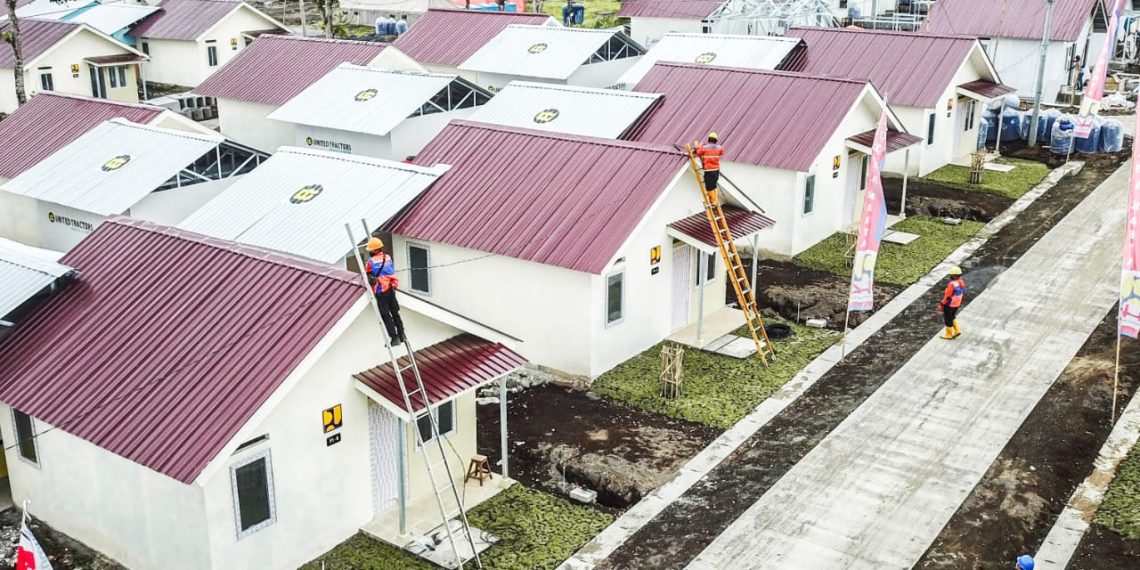 PLN Bangun Infrastruktur Kelistrikan Hunian Sementara Sumbermujur 